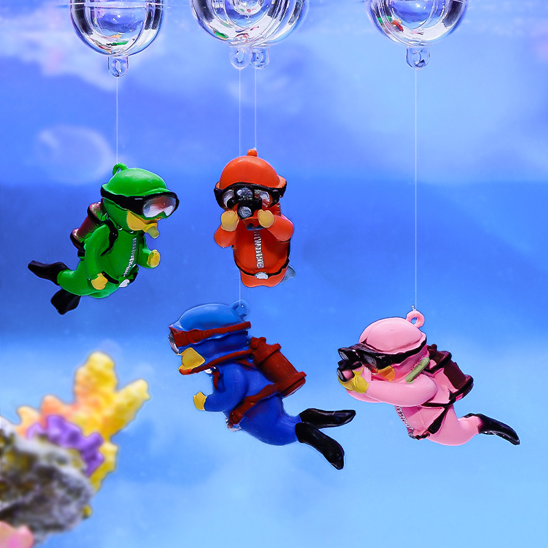Aquarium Fish Ball - Fish Tank Diver Ornaments Landscape Decoration