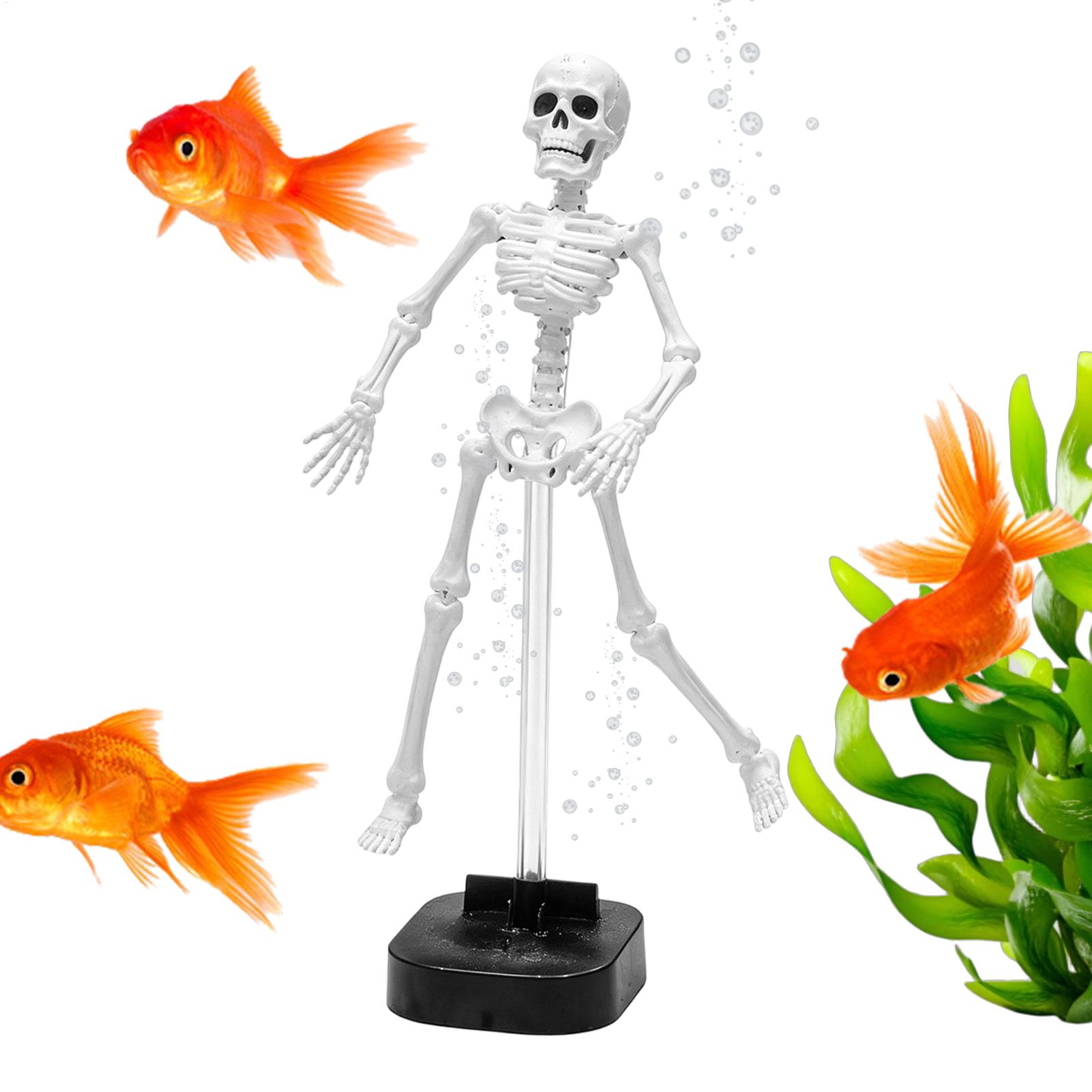 Aquarium Fish Diseases - Aquarium Skeleton Decor Halloween Dancing Moving
