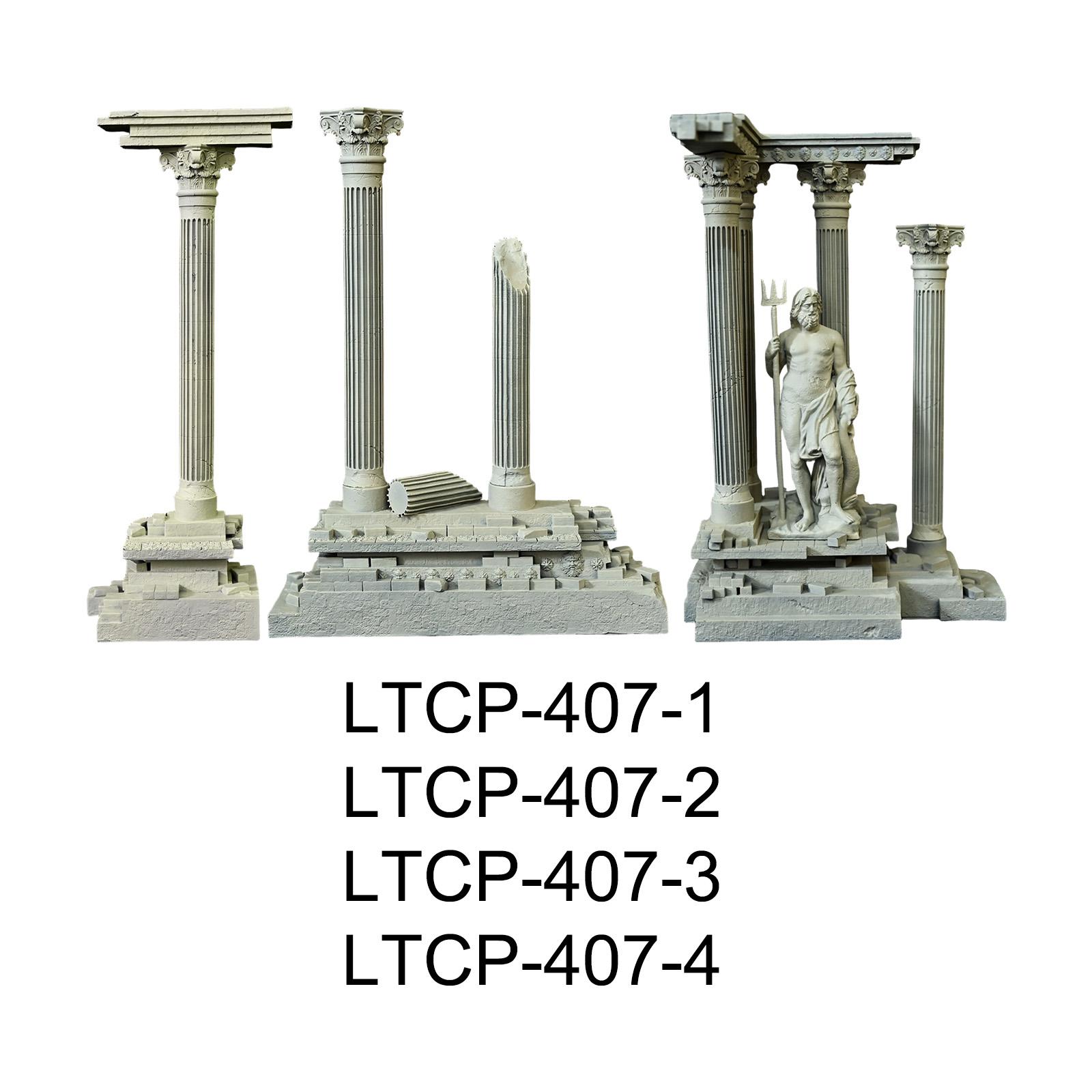 Aquarium Fish For Sale Online - Roman Column Decoration Resin Fish Tank