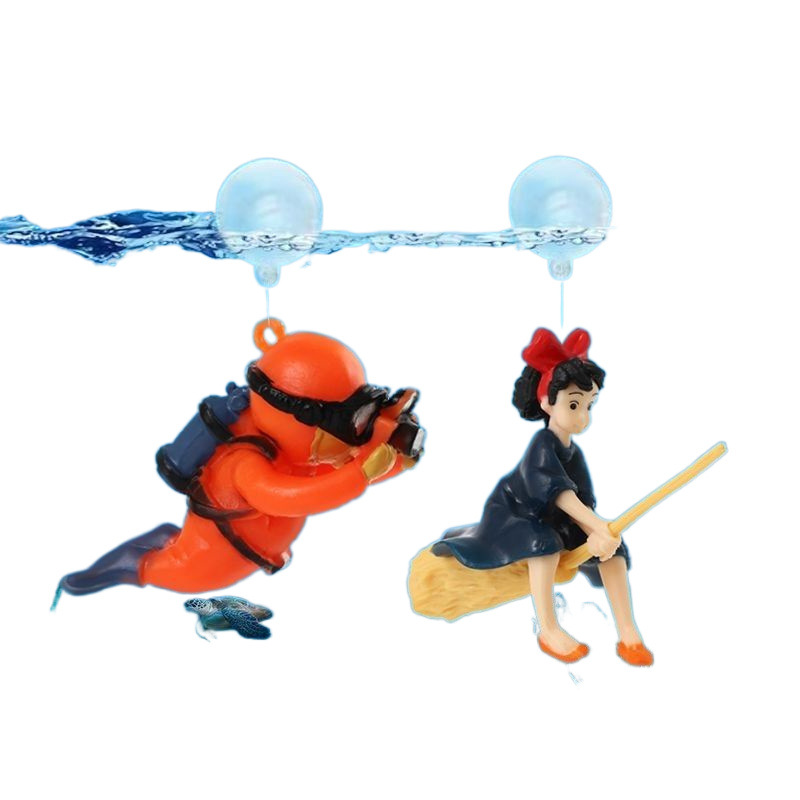 Fish Tank Diver Ornaments Land - Aquarium Fish Ball 评论和价格
