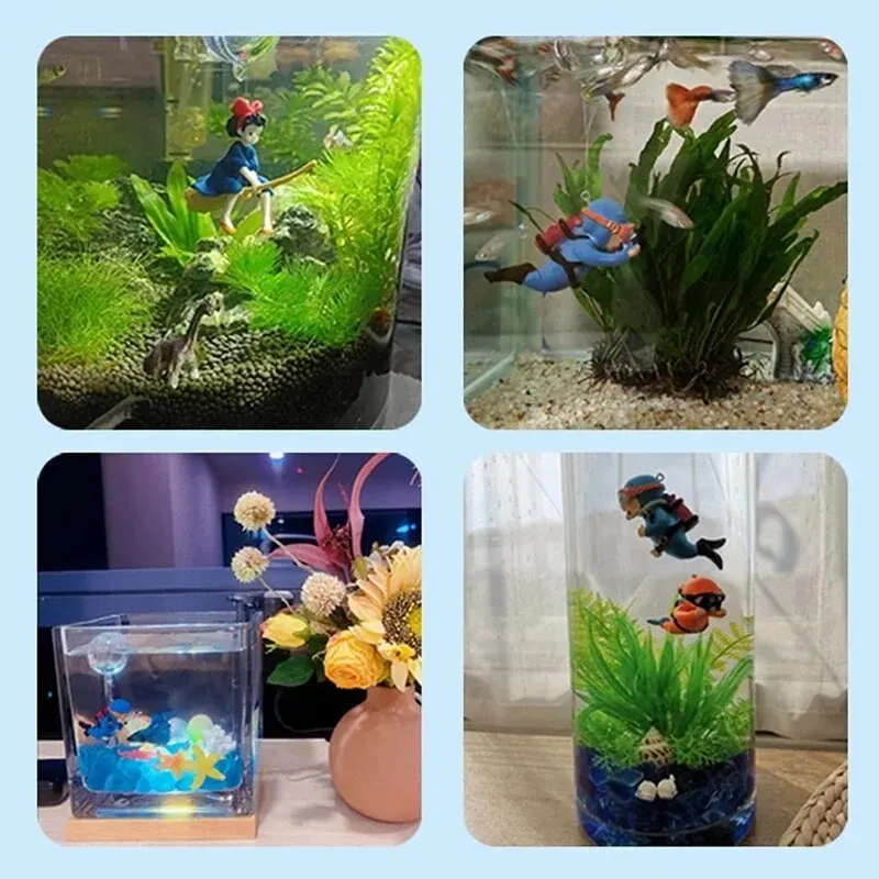 Fish Tank Diver Ornaments Land - Aquarium Fish Ball 评论和价格