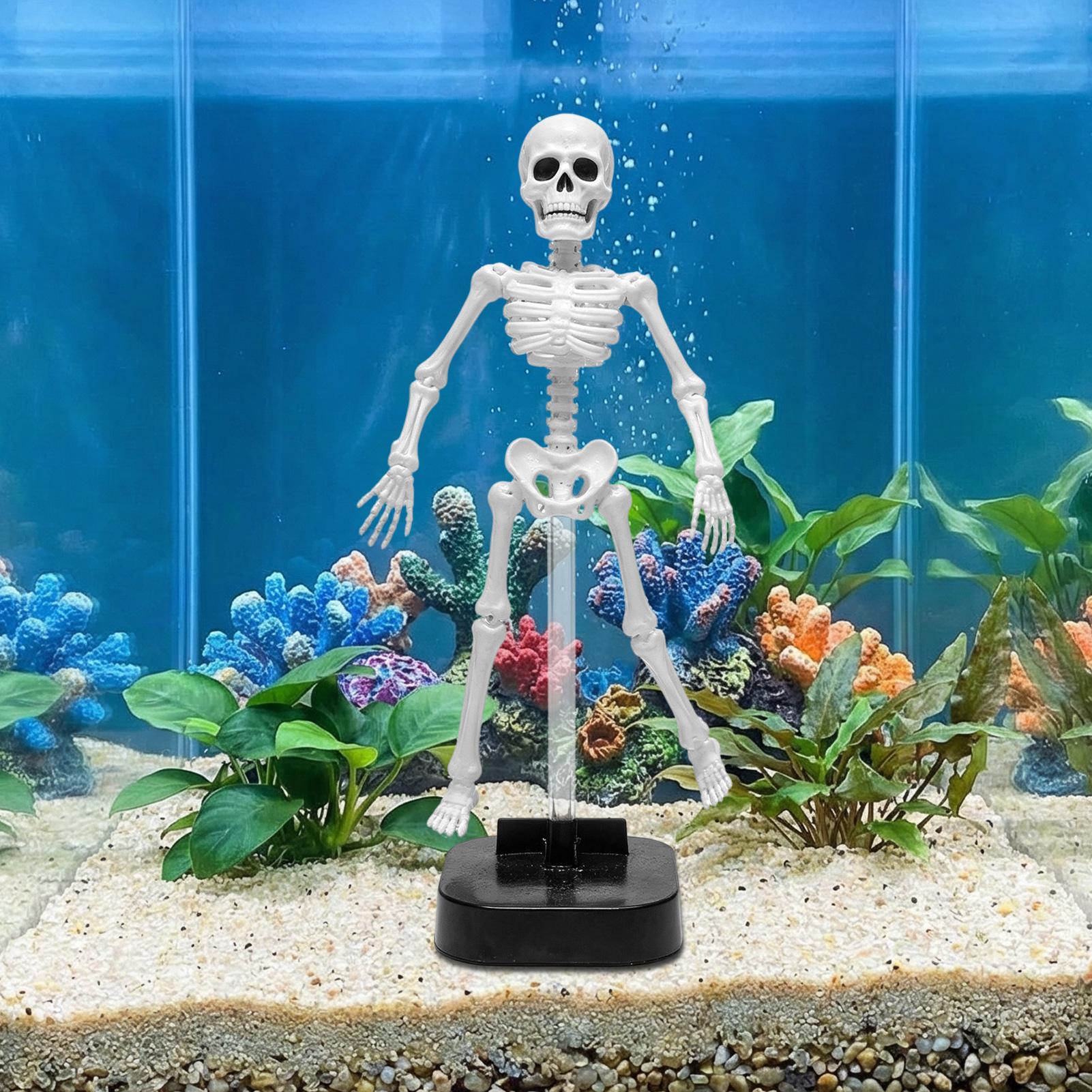 Aquarium Skeleton Decor Hallow - Aquarium Fish Diseases 评论和价格