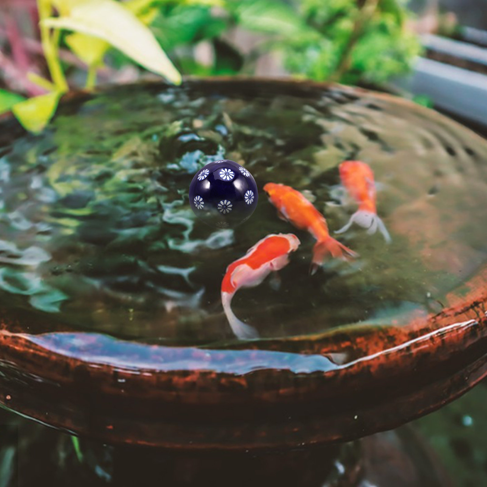 Ceramic Ball Unique Handpainte - Aquarium Fish Ball 评论和价格