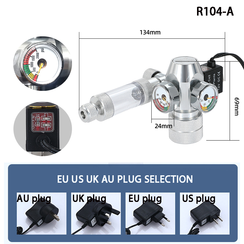 New DIY Aquarium CO2 Regulator - Aquarium Fish For Beginners 评论和价格