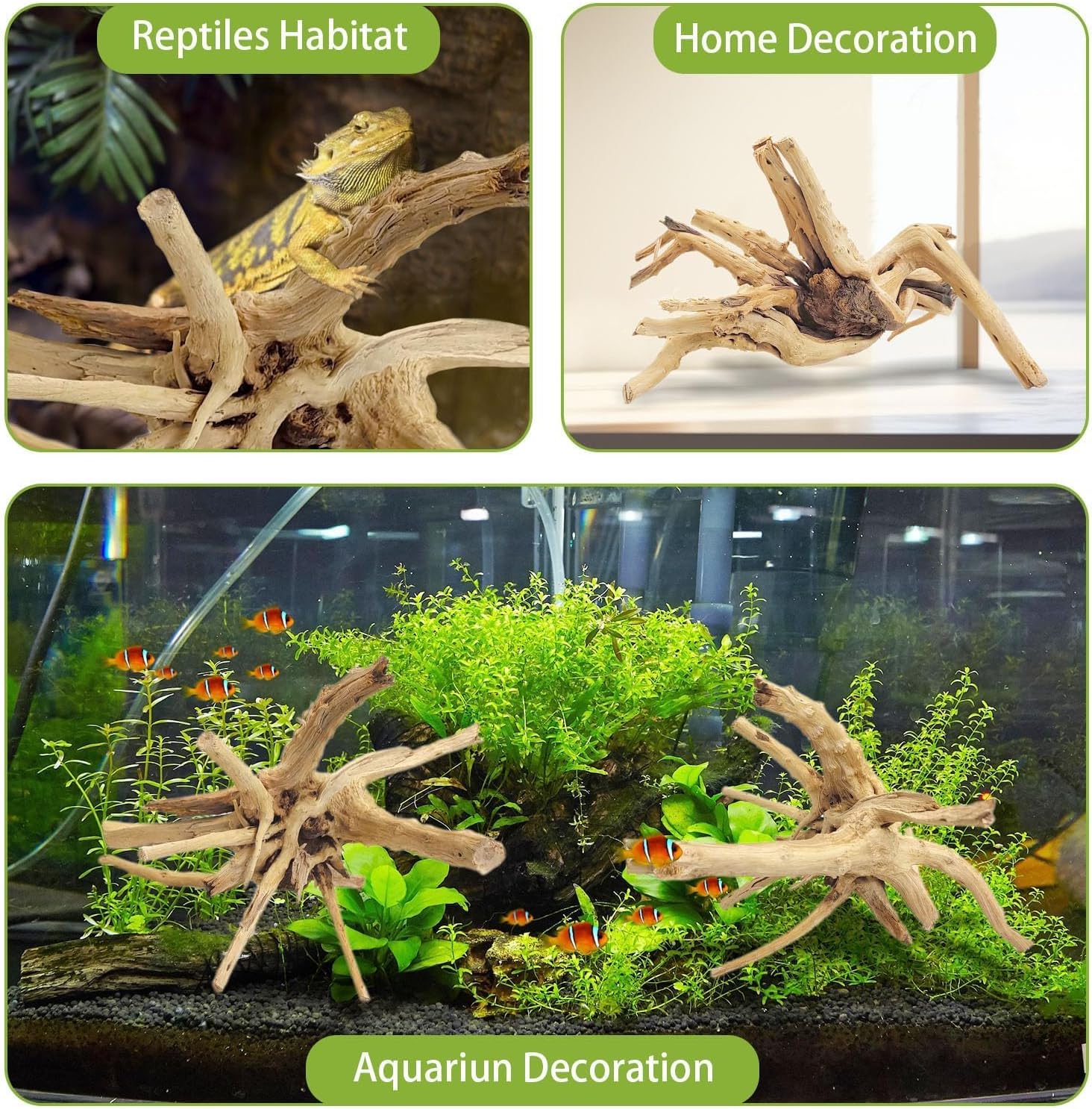 1PC  20-25CM Natural Driftwood - Aquarium Fish Diseases 评论和价格