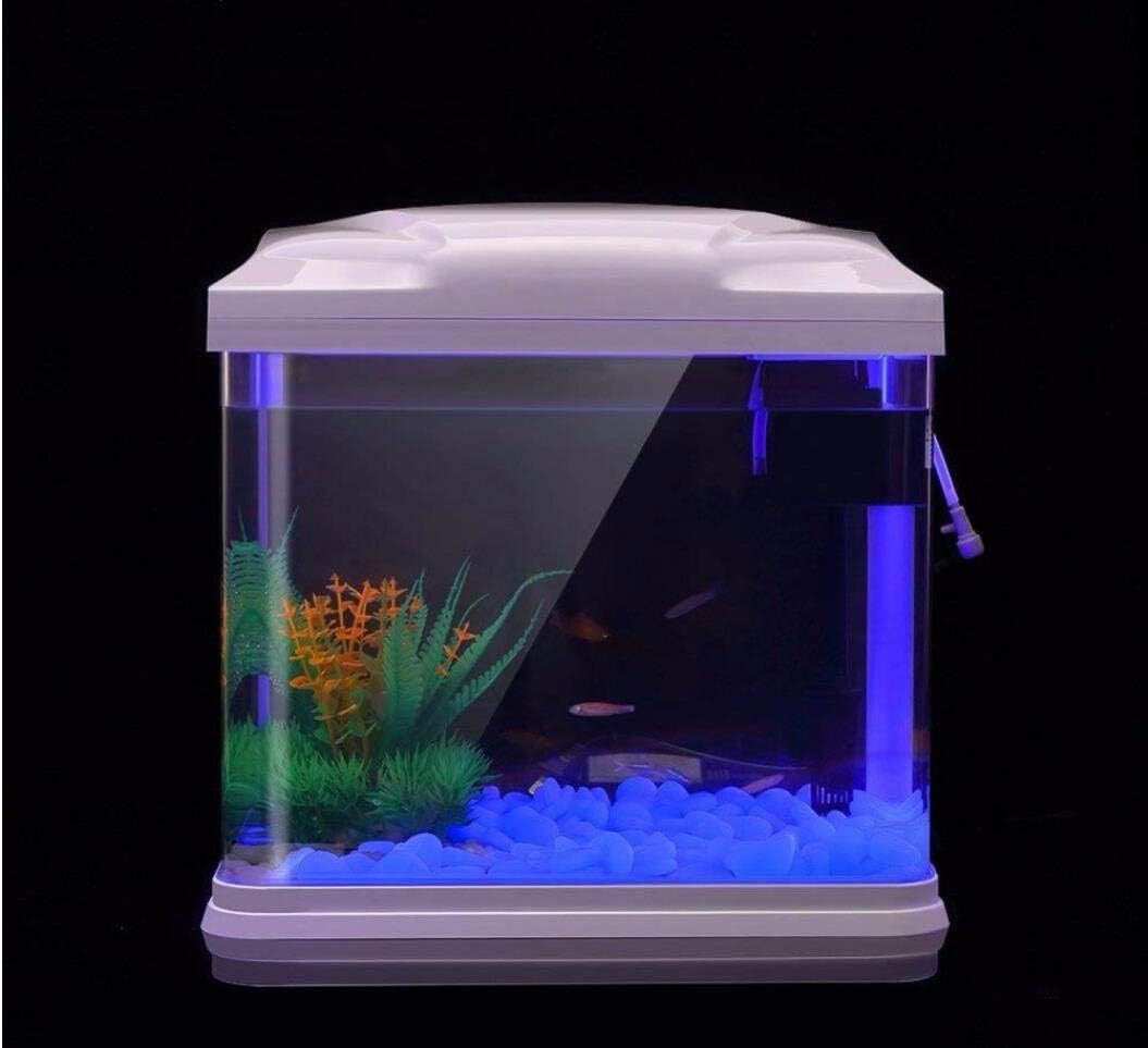 Fish Tank Rocks Glow Blue Pebb - Aquarium Fish Farm 评论和价格