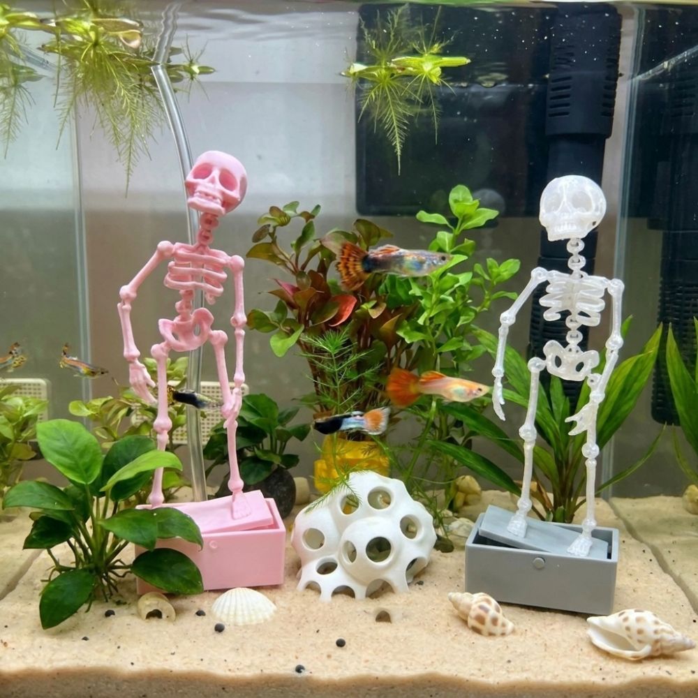 3D Printed Dancing Skeleton Aq - Aquarium Fish Diseases 评论和价格