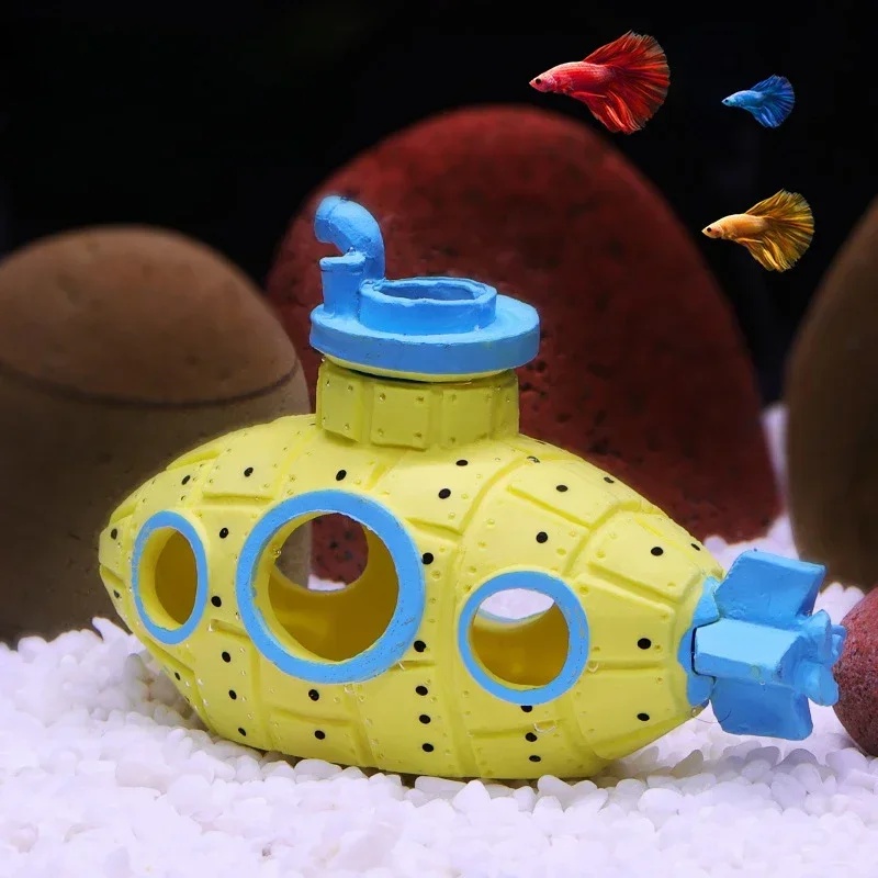 Resin Submarine Ornaments Aqua - Aquarium Fish For Sale Online 评论和价格