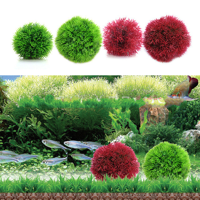 Simulation Grass ball Aquarium - Aquarium Fish Ball 评论和价格