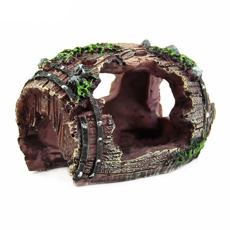 Aquarium Artificial Barrel Cav - Aquarium Fish For Sale Online 评论和价格