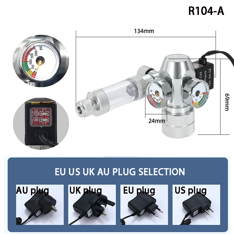 New DIY Aquarium CO2 Regulator - Aquarium Fish For Beginners 评论和价格