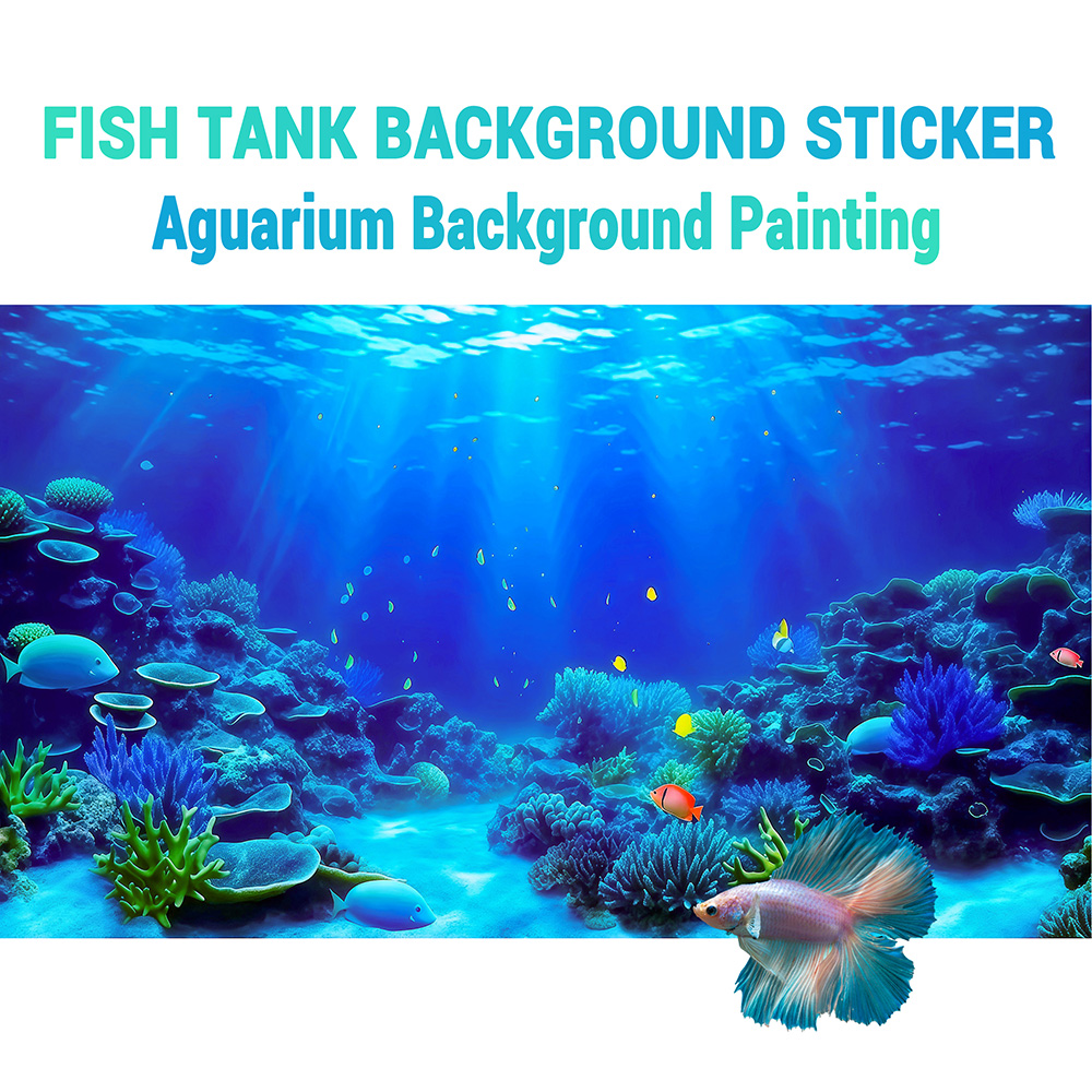 Coral Paradise, Fish Tank Back - Aquarium Fish Paradise 评论和价格
